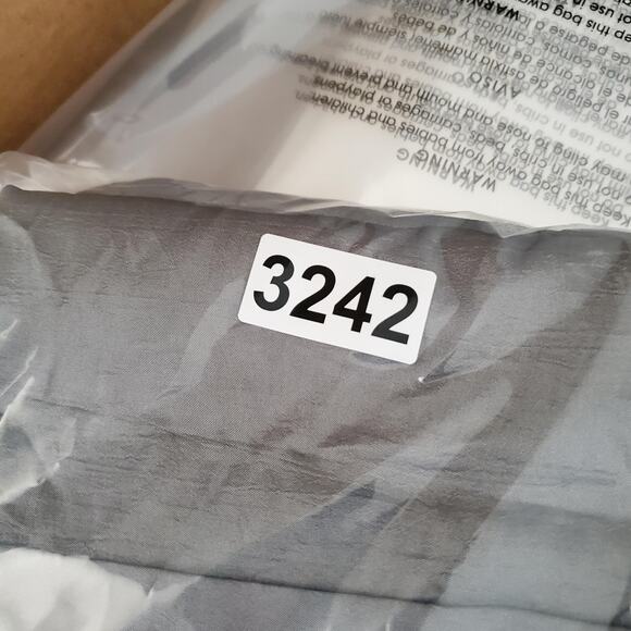 Terra Jacket Women Large Grey Button Front Lightweight Crinkle Artsy Wire Collar - Picture 8 of 8